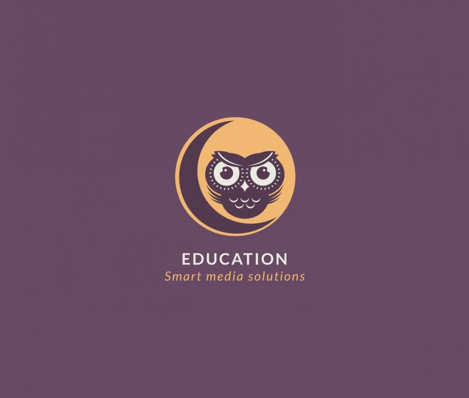 owl on the moon education logo